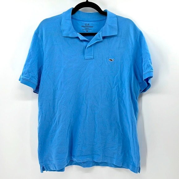 Vineyard Vines Classic Fit Polo - Light Blue - Medium - Picture 1 of 4